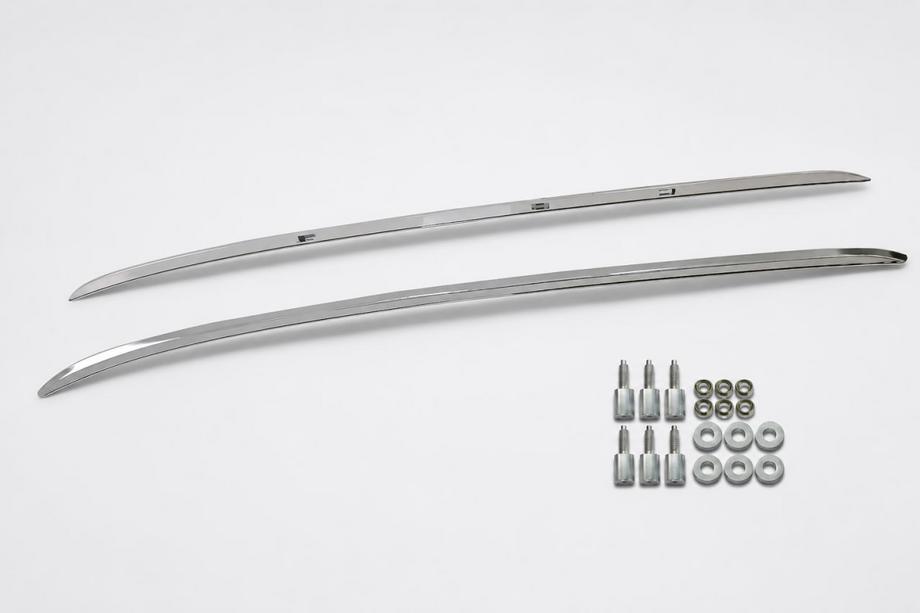 Honda Odyssey 2017– Railinguri de plafon OEM integrate cromate (Aluminiu) Foto 2