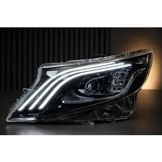 Set faruri fata LED stil Maybach (pentru V-class, 2 buc.) foto 1