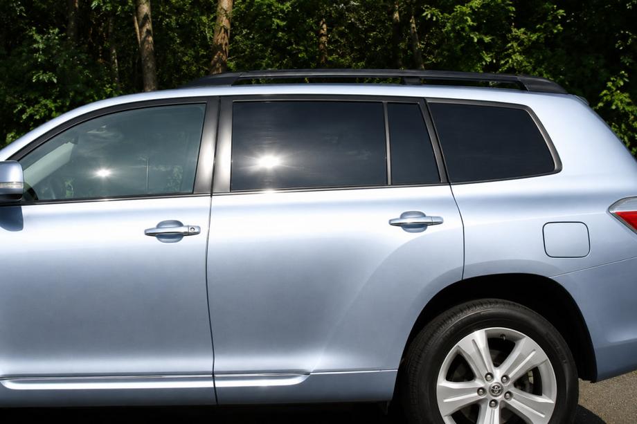 Toyota Highlander 2008-2013 Bare longitudinale de plafon negre OEM (Aluminiu) Image