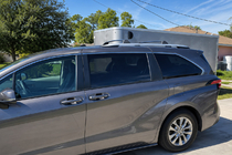 Toyota Sienna 2020- Bare longitudinale de plafon OEM integrate, gri (Aluminiu) foto 2