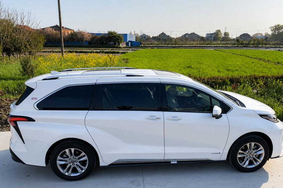 Toyota Sienna 2020- Bare longitudinale de plafon OEM integrate, gri (Aluminiu) Image