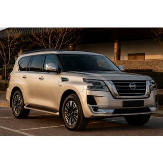 Bare longitudinale de plafon negre (Aluminiu) Nissan Armada 2016-2024