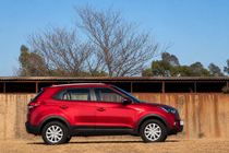 Hyundai Creta 2014-2020 Bare longitudinale integrate gri OEM (plastic ABS, montaj pe adeziv) foto 1