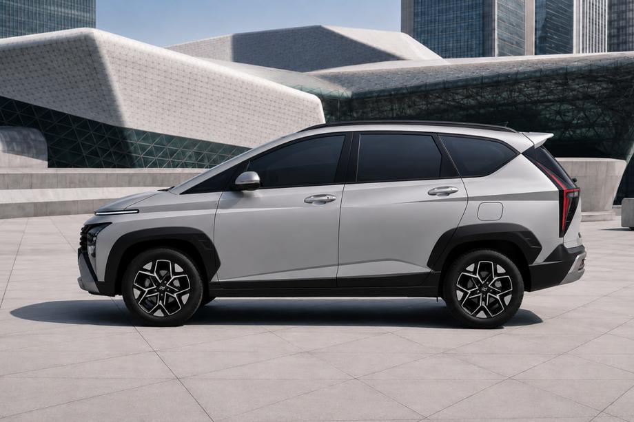 Hyundai Stargazer 2022– Bare longitudinale integrate negre OEM (Aluminiu) Image
