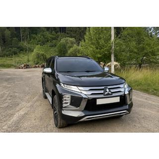 Bare longitudinale de plafon integrate negre OEM (2019-, Aluminiu) Mitsubishi Pajero Sport 2015- foto 2