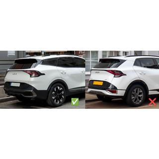 Paravanturi geamuri cu ornament cromat Niken (pentru LWB, 4 buc) Kia Sportage 2021- foto 3