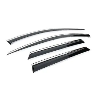 Paravanturi geamuri cu ornament cromat Niken (pentru LWB, 4 buc) foto 4