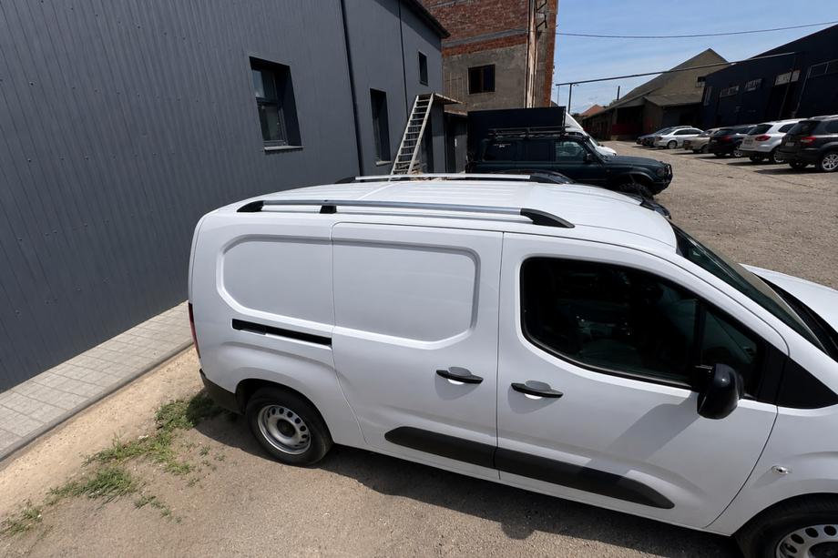 Citroen Berlingo/Multispace 2018- Bare longitudinale plafon cromate (design turcesc) Long, Picioare din plastic Image