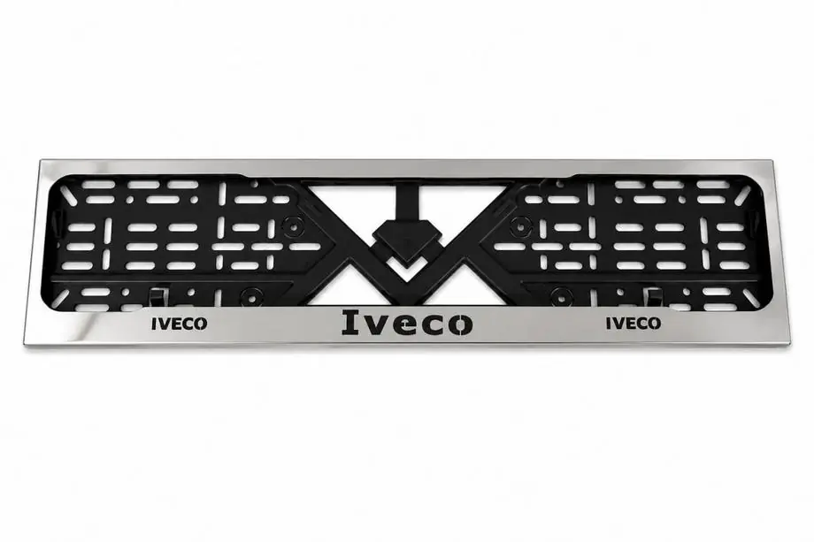 Iveco Rama Numar Crom (1 buc, Otel Inoxidabil) Image