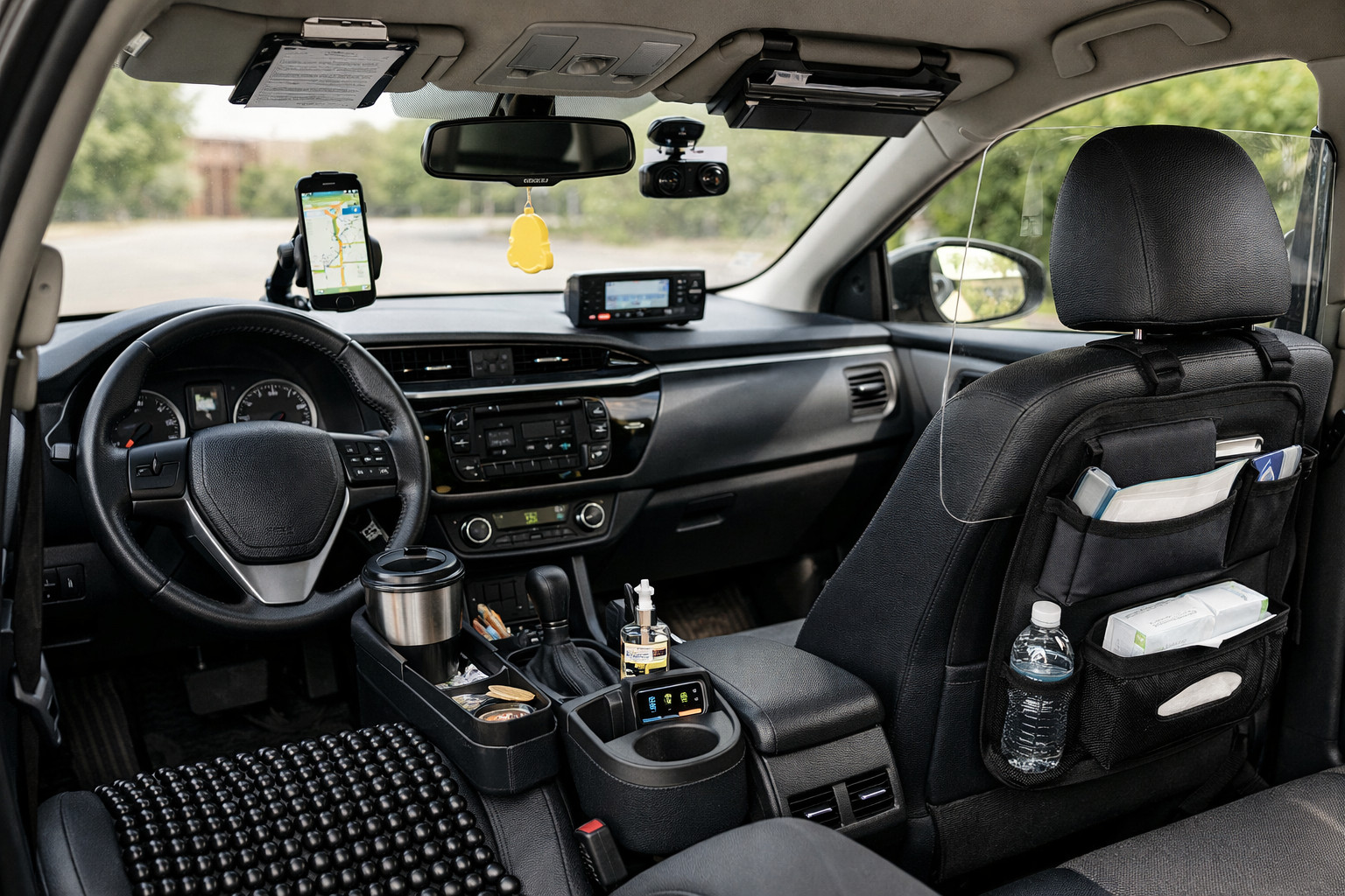 Pachet de upgrade pentru sofer de taxi: ordine, confort si mai putine batai de cap