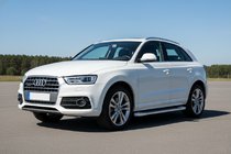 Audi Q3 2011-2019 Praguri Laterale Allmond White (2 buc, Aluminiu) foto 1