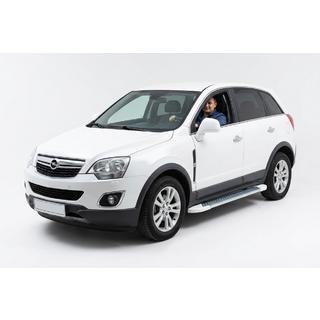 Praguri Laterale Allmond White (2 buc, Aluminiu) Opel Antara 2006-2017 foto 1