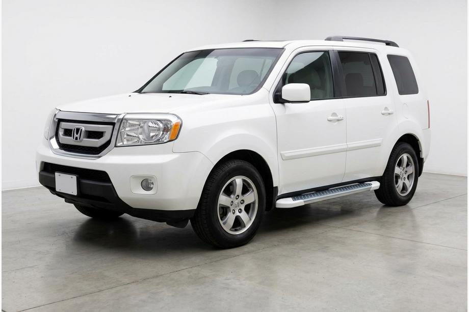 Honda Pilot 2008-2015 Praguri Laterale Allmond White (2 buc, Aluminiu) Image