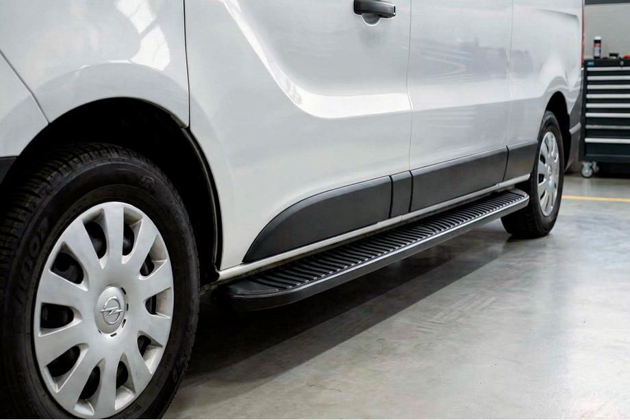 Fiat Talento 2016- Praguri Laterale Tayga Black (2 buc, Aluminiu) Foto 1