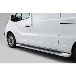Praguri Laterale Allmond White (2 buc, Aluminiu)