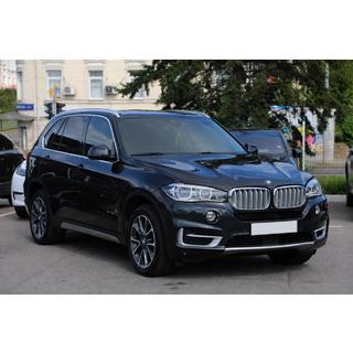 Railinguri de plafon OEM integrate cromate (Aluminiu) BMW X5 F15 2013-2018 foto 1