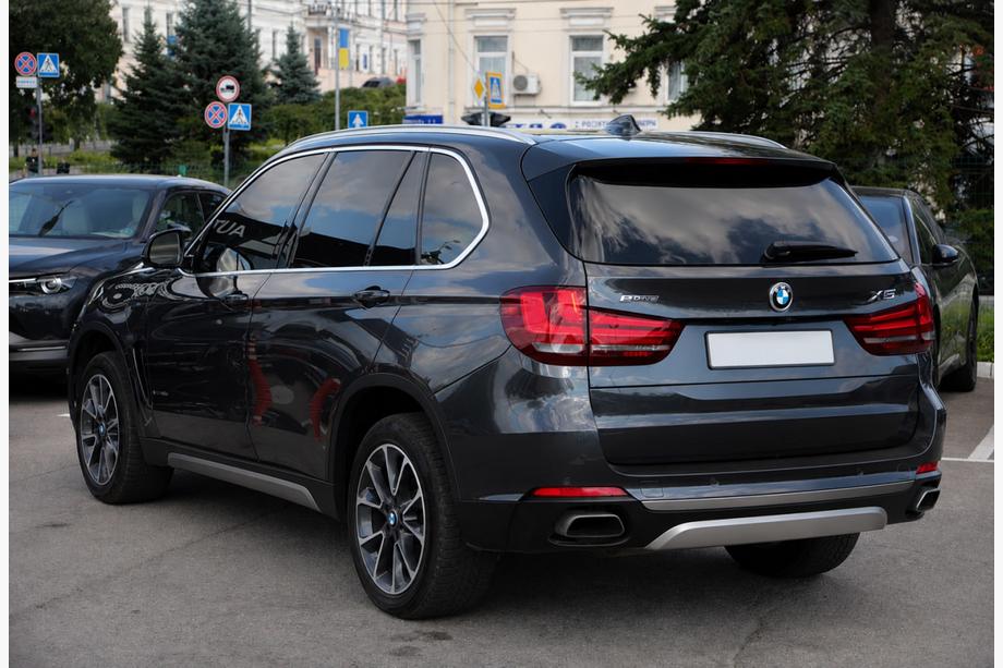 BMW X5 F15 2013-2018 Railinguri de plafon OEM integrate cromate (Aluminiu) Foto 2