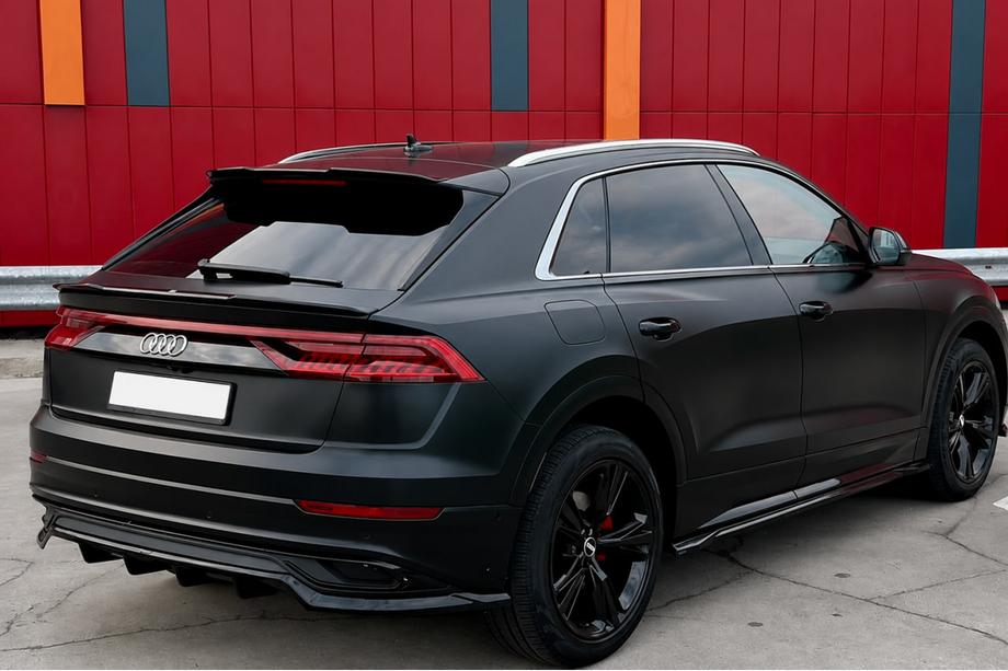 Audi Q8 2018- Bare longitudinale de plafon integrate gri OEM (Aluminiu, montaj cu adeziv) Foto 1