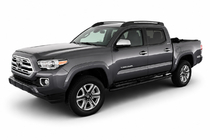 Toyota Tacoma 2015–2023 Bare longitudinale OEM negre (aluminiu) foto 3