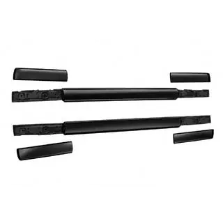 Bare longitudinale de plafon OEM negre (2020-2024, Aluminiu)