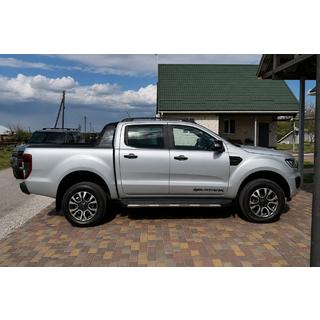 Bare longitudinale plafon OEM negre (plastic ABS, montaj pe adeziv) Ford Ranger 2011–2022 foto 2