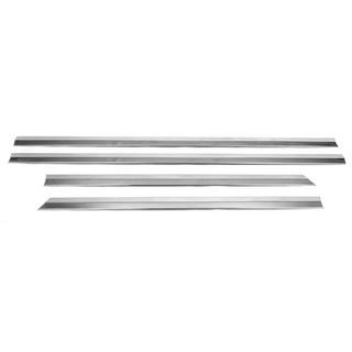 Lichidare Stikere pentru bandouri usi (4 buc., inox) foto 1
