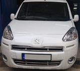 Citroen Berlingo 2008-2018 Grila frontala monobloc 2008-2012 (inox) din 2012 foto 2
