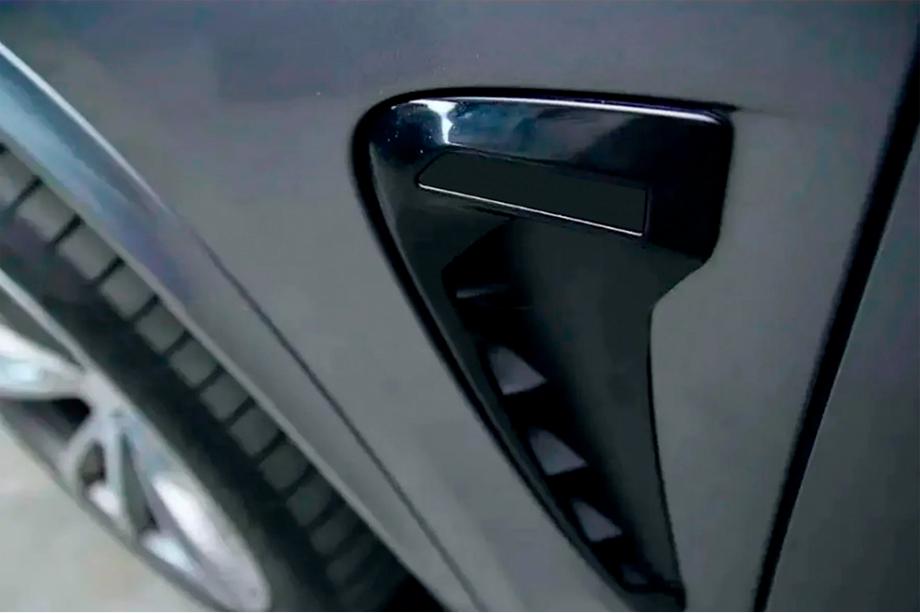 BMW X6 F16 2014-2019 Prize de aer aripi stil Black X6M F86 Foto 1