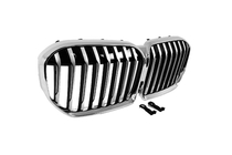 BMW 7 Series G11/G12 2015-2022 Grile tip rinichi 1 bara (2019-2022, Chrome) foto 5