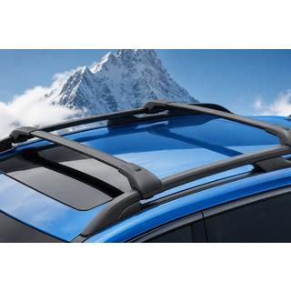 Bare transversale portbagaj de plafon negre pentru bare longitudinale OEM (Aluminiu) Subaru Forester 2018-2024