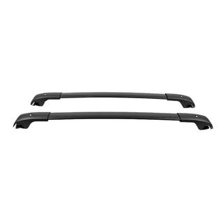 Bare transversale portbagaj de plafon negre pentru bare longitudinale OEM (Aluminiu) foto 1