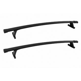 Bare transversale portbagaj de plafon negre pentru bare longitudinale OEM (Aluminiu)