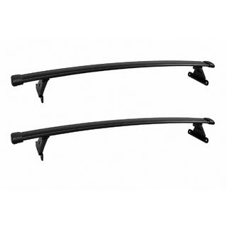 Bare transversale portbagaj negre pentru bare longitudinale integrate OEM (Aluminiu)