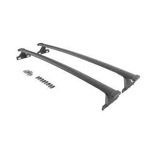 Bare transversale portbagaj negre pentru bare longitudinale integrate OEM (Aluminiu) foto 2