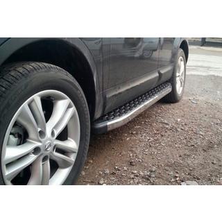 Praguri Laterale BlackLine (2 buc, Aluminiu) Nissan Qashqai 2010-2014 foto 1