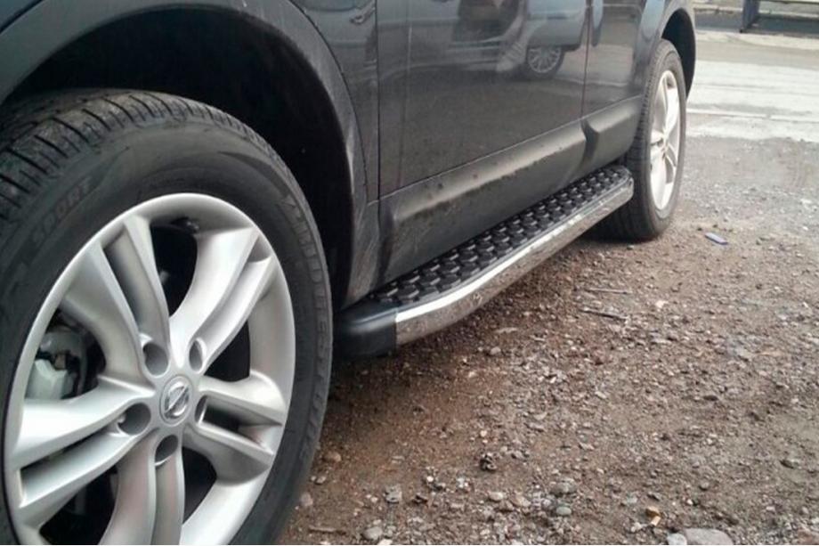 Nissan Qashqai 2010-2014 Praguri Laterale BlackLine (2 buc, Aluminiu) Image