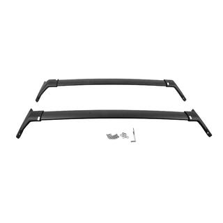 Bare transversale portbagaj negre pentru bare longitudinale integrate OEM (Aluminiu) foto 1