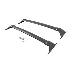 Bare transversale portbagaj negre pentru bare longitudinale integrate OEM (Aluminiu) foto 2