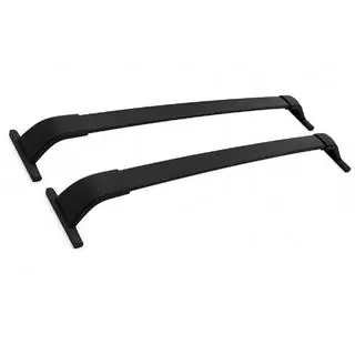 Bare transversale portbagaj plafon negre pentru bare longitudinale integrate OEM (Pentru EUV, Aluminiu)