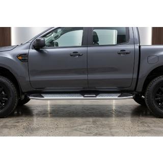 Praguri Laterale Mevsim Grey (2 buc, Aluminiu) foto 1