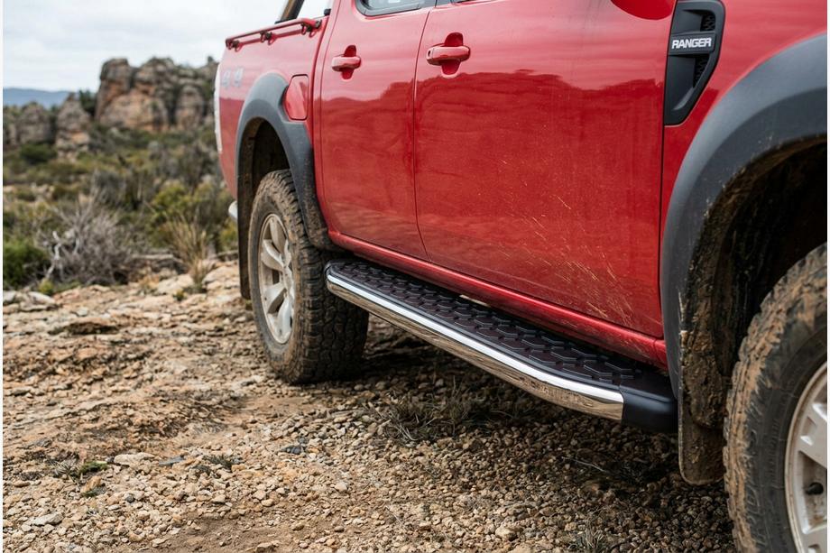 Mazda BT-50 2007-2012 Praguri Laterale BlackLine (2 buc, Aluminiu) Foto 1
