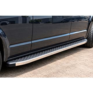 Praguri Laterale BlackLine (2 buc, Aluminiu) Volkswagen T5 Multivan 2003–2010 foto 1