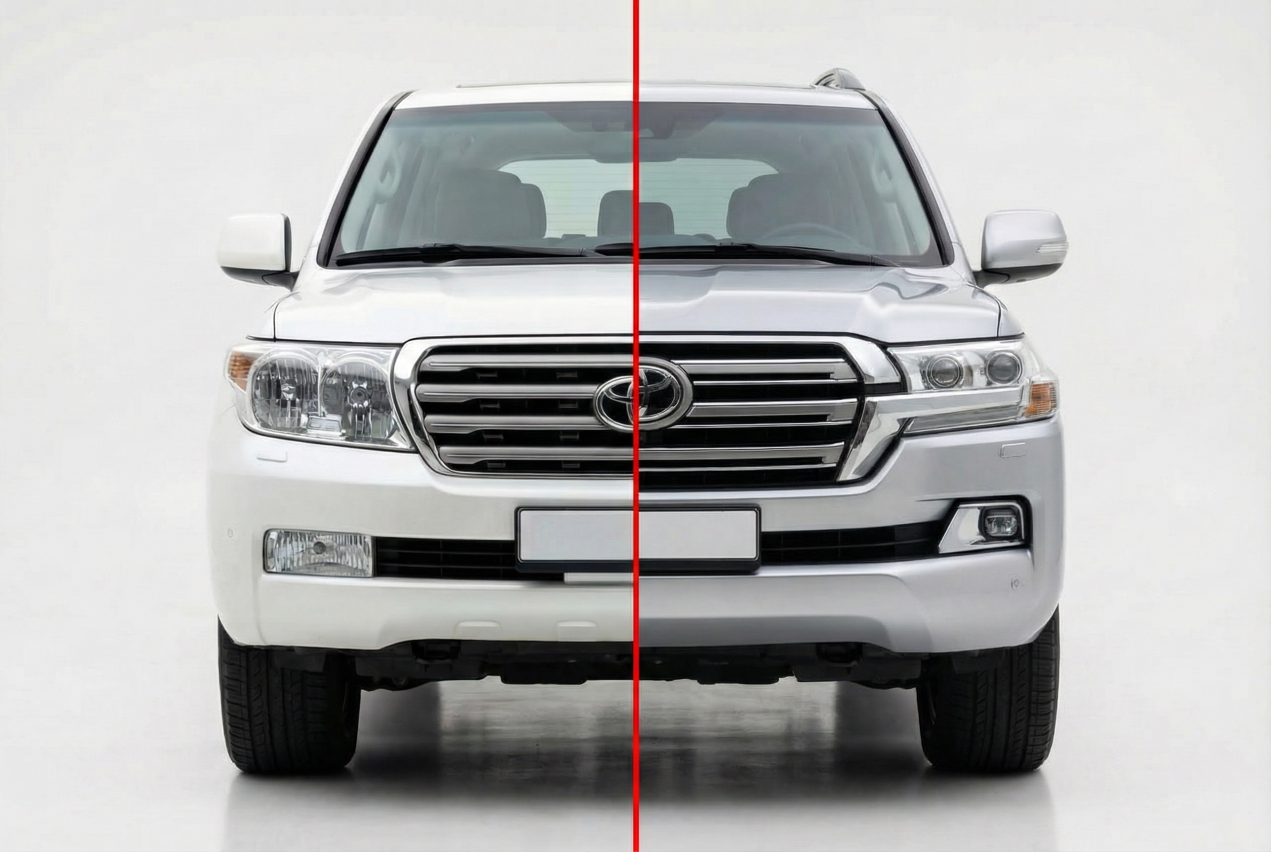 Restilizare Toyota Land Cruiser 200 2007–2015 la 2016+: ce se schimba si ce include kitul