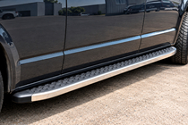 Volkswagen T5 2010-2015 Praguri Laterale BlackLine (2 buc, Aluminiu) foto 1