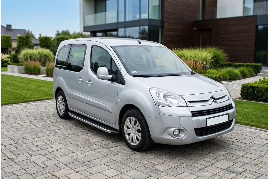 Citroen Berlingo 2008-2018 Praguri Laterale BlackLine (2 buc, Aluminiu) Image