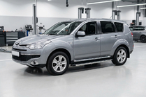 Citroen C-Crosser 2007-2013 Praguri Laterale BlackLine (2 buc, Aluminiu) foto 1