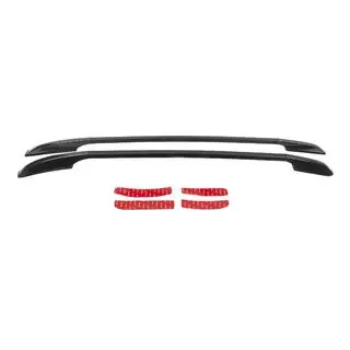 Bare longitudinale plafon OEM negre (Aluminiu, montaj cu adeziv) Kia Sorento II XM 2009-2014 foto 1