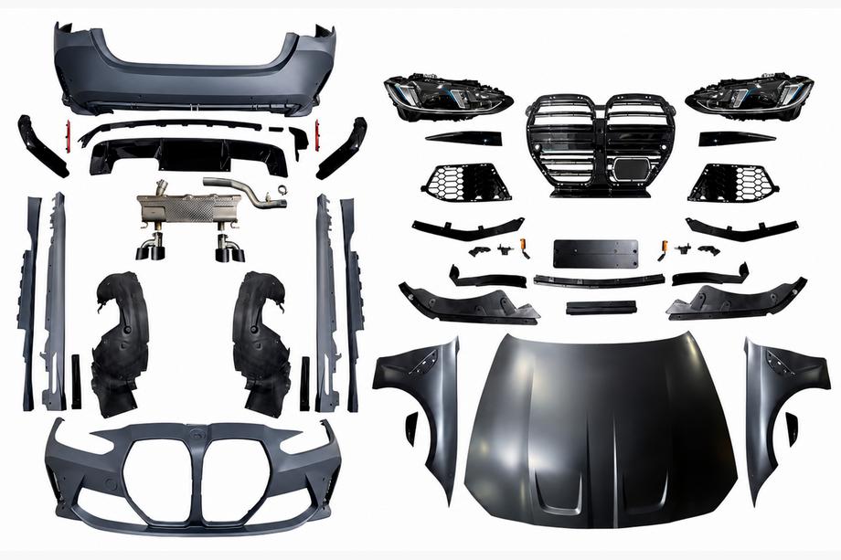 BMW 4 Series G22/23/26 2020- Kit de restyling pentru G82 M4 2025 Foto 1
