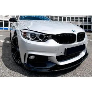 Lip spoiler fata MP-Style (pentru M-Sport, negru lucios) foto 4