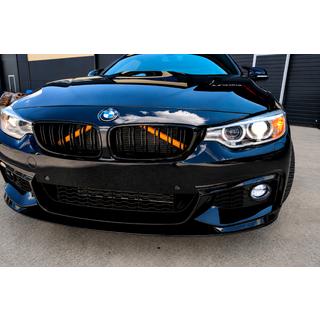 Lip spoiler fata MP-Style (pentru M-Sport, negru lucios) foto 2